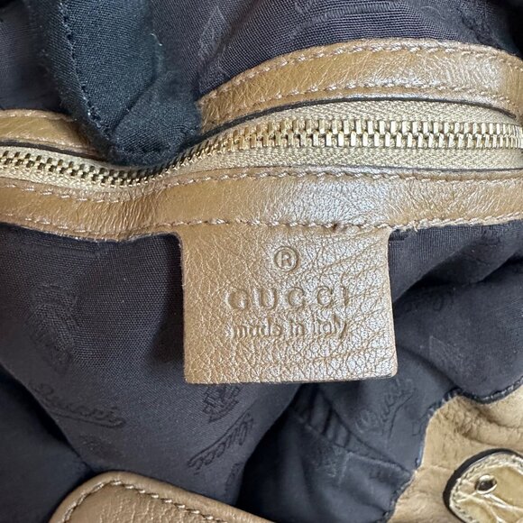 Authentic Gucci G Wave Large Leather Hobo Bag - Picture 14 of 17